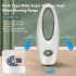 Tower Fan, Standing Floor Bladeless Fan, 3 Adjustable Speed, 2-8h Timer, 90 Degree Oscillation, Standing Oscillating Fan for Home, Bedroom, Office