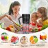 INGUNAR Portable Blender for Shakes and Smoothies with 6 Sharp Blades, USB Rechargeable Mini Personal Size Blenders Type-C Travel Juicer Cup Frozen Fruit Ice Mixer-470ML