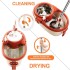 Spin Mop and Bucket Set with 5PCS Microfiber Replacement Head Refills, 360° Spinning Floor Cleaning System for Home and Commercial Use All Floor Types.