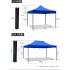 Durable Canopy Tent-Pop Up Instant Shelter Sun Protection Shade for Outdoor Camping For Picnics, Business & Promotional Events 3x3 meters - Blue (Blue-A)