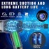 TDOO Car Vacuum Cleaner Cordless, Portable Handheld Vacuum Air Duster, 9000PA/120W Powerful Suction, Suck And Blow 2 In 1, With LED Light For Car/Home/Office/Pet, USB Rechargeable