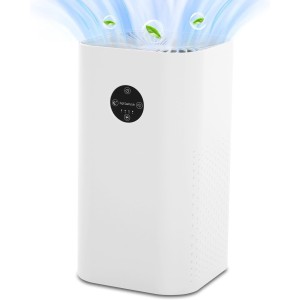 INGUNAR Air Purifiers, Portable Purifier for Home, HEPA Filter Air Purifier with LED Display, 4-speed Adjustment, Can Remove Pollen, Pet Dander, Dust, Odor, For Bedroom Office Living Room