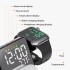 TDOO Wireless Charging Station 4 in 1 Wireless Charger, Fast 15W Wireless Charger with Dual Alarm Clock Compatible for Apple Watch/AirPods Pro/iPhone 13/12/11/11pro/11pro Max/X/XS/XR Samsung S20/S10