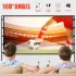 Projector Screen with Stand 100 Inch upgrade Portable Projection Screen, 16:9 4K HD Projection Movie Screen for Indoor Outdoor Home Theater Backyard Backyard Cinema Travel