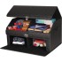 TDOO Car Trunk Organizers, Leather Storage Box, Collapsible Multi compartment Car Organizer