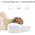 Memory Foam Cervical Pillow, 2 in 1 Ergonomic Contour Orthopedic Pillow for Neck Pain, Contoured Support Pillows for Side Back Stomach Sleepers…