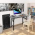 INGUNAR Desk-Home Office Desks,Folding Table, Computer Table, Study Table, Portable Table Suitable For Various Scenarios, Foldable Without Assembly, 100 * 60 * 75CM