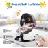 TDOO Baby Swing for Infants, 5 Speed Electric Bluetooth Baby Rocker for Newborn, 3 Timer Settings & 10 Pre-Set Lullabies, Portable Baby Swing with Tray and Remote Control for 5-26 lbs, 0-12 Months