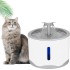 TDOO Cat Water Fountains, 2.6L Automatic Pet Animal Water Fountain Dog Water Drinking Dispenser with Smart Super Quiet Pump, Led Light Drinking Bowl for Cats, Dogs, Multiple Pets, 88 oz