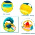 aby Pool Float, Baby Inflatable Swimming Ring with Adjustable Sun Shade Pool Float, Baby Inflatable Swimming Floats Safety Seat for Age 6-36 Months Toddlers with Carry Bag…