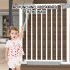 Auto Close Safety Baby Gate, Stairs Safety Gate, Max Suitable Width is 104cm, Pet Gate Safety Door (77-84) cm Including 21 cm Extension Rack, Retractable Baby Bate for Babies, Pets, Stair Baby Gate