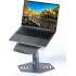 Laptop stand, Aluminum Ergonomic Laptop Stand, Height-adjustable Ventilated Notebook Stand, Universal PC Holder, Mount for all 10