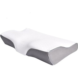 Memory Foam Pillow Ergonomic Cervical Support Pillow for Head Neck and Shoulder Pain Relief Sleeping Orthopedic Pillow for Side，Back, Stomach Sleepers