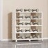 INGUNAR Shoe Rack, Free Standing Entryway Shoe Tower Shelf, Shoes Organizer, Multi-Function Organizer, Boots Storage Shelf Modern House Furniture Home Office Stands (5Tier) - White