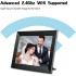 TDOO WiFi Digital Photo Frame 10.1 IPS Touch Screen, Electronics Photo Frame APP Control 1280x800 LCD Panel, Built-in 16GB Storage, Anti-blue Light