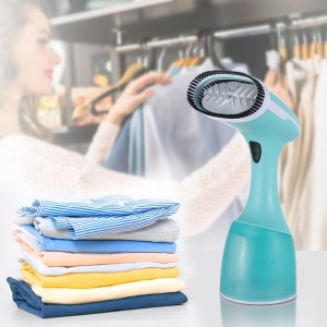 Portable Steam Irons for Clothes, 360ML Handheld Garment Steamer 1500 Watts, 15S Fast-Heat, 2 in 1 Fabric Wrinkle Remover and Clothing Iron for Home Travelling, with Fabric,Lint Brush,and Steam Nozzle