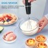 TDOO 500W Immersion Hand Blender, 4-in-1 Multifunctional 2 Speed Stainless Steel Handheld Stick Blender with 500ml Mixing Beaker, Milk Frother, Egg Whisk for Smoothies/Puree Baby Food/Sauces/Soups