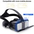 TDOO 3D Surround Sound VR Glasses - Universal Virtual Reality Goggles for Kids & Adults - Your Best Mobile Games 360 Movies w/Soft & Comfortable New 3D VR Glasses