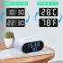 TDOO Alarm Clock With 15W Fast Wireless Charging, Digital Alarm Clocks Bedside Mains Powered, 3 Alarms, 4 Brightness, LED Display With Time/Temperature/Date,For Bedroom, Bedside, Office