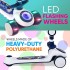 Children's scooter,3 Wheeled Scooter for Kids, Stand & Cruise Child Toddlers Toy Folding Kick Scooters Adjustable Height, Anti-Slip Deck, Flashing Wheel Lights, for Boys Girls 2-12 Year Old…