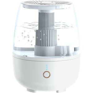 Humidifiers for Bedroom Large Room Home, 6.8L Cool Mist Humidifiers and Oil Diffuser, 360° Nozzle, Intelligent Remote Control, Quiet, Perfect for Home and Office Use (White-A)