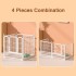 Dog Playpen Outdoor 6 Panels Heavy Duty Dog Pen 28