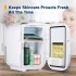 Mini Makeup Fridge, 6 Liter/9 Can AC/DC Portable Thermoelectric Cooler and Warmer Refrigerators for Skincare, Beverage, Food, Home, Office and Car, Includes Plugs for Home Outlet & 12V Car Charger