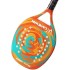 Beach Tennis Paddle Racket Pop Tennis Paddle Racquets Carbon Fiber Grit Surface with EVA Memory Foam Core Padel Racket with Cover Bag