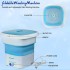 TDOO Portable Washing Machine- TDOO Foldable Mini Small Portable Washer and Spin Dryer Small Foldable Bucket Washer for Baby Clothes, Underwear or Small Items