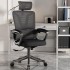 Ergonomic Executive Office Chair, Office Chair Computer Chairs Home Office Chair Wide Seat With Large Headrest Modern Desk Chair Lumbar Support Adjustable Armrests Mesh Chair（B）