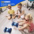 2-in-1 Remote Control Car, Rechargeable Remote Control Crawler for Kids Age 3 Years and up, Changeable Wheels, Double-Side 360° Flips, LED Headlights, Fast Stunt Toy Race Cars for Toddlers-Blue