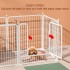 Dog Playpen Outdoor 6 Panels Heavy Duty Dog Pen 28