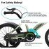 Toddler and Kids Bike, 16-Inch Wheels, Training Wheels Included, Boys and Girls Ages 4-7 Years Old, Rider Height 41-47-Inches, Green