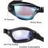 Swim Goggles[Anti Fog/Waterproof],Wide Clear Vision Swimming Goggles for Adults Men Women Kids,Electroplated Silicone Goggles[with Earplugs, Swimming Cap, Nose Clip, Compression Packing Box]