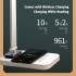 Eye protection LED Desk Lamp, Eye Protection Desk Lamp with Wireless Charging and Stepless Dimming Function.45 Minutes Auto-Off Timer, Eye-Caring Office Lamp