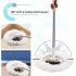 Spin Mop and Bucket Set with 5PCS Microfiber Replacement Head Refills, 360° Spinning Floor Cleaning System for Home and Commercial Use All Floor Types.