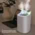 TDOO 3L Cool Mist Humidifiers,Diffuser for Essential Oils,Quiet Ultrasonic Humidifier for Bedroom with Adjustable Double Spray,Large Home,Baby Room,Plant,Colorful Lights,Easy to Clean (white 8)