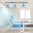 Tower Fan, Standing Floor Bladeless Fan, 3 Adjustable Speed, 2-8h Timer, 90 Degree Oscillation, Standing Oscillating Fan for Home, Bedroom, Office