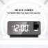 Digital Alarm Clock,Projection Alarm Clocks for Bedrooms with 180° Projector，Surface Electronic Clocks,with USB Charger,Snooze Model, Auto/Custom Brightness,for Office Table Bedroom Nightstand