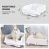 TDOO Extra Large Cat Litter Box,Scoop Out All Cat Poop at Once, Open Top Cat Litter Tray with Scoop,Semi-enclosed Anti-splash Box,Cat Sandbox Cat Toilet (Extra large)