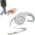 Retractable Dog Leash, 5m Dog Leash 360° Tangle-Free with Anti-Slip Handle,One Button Break&Lock 360 Tangle-Free Heavy Duty Long Dog Lead for Running Walking