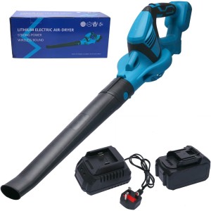 TDOO Leaf Blower, Cordless Leaf Blower 21V with Battery & Charger Lightweight 6-Speed Electric Handheld Blower for Garden, Workshop and Home Use