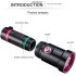 1500 Lumen Dive Light Underwater LED Flashlight, 150M IPX8 Waterproof Diving Torch, 3 Modes Handheld Flashlight, Built in Rechargeable Battery and Charger