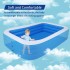 TDOO Inflatable Swimming Pool- Kiddie Pool 82.7