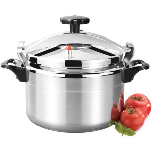 INGUNAR Pressure Cooker, 7 Liter Aluminum Alloy Pressure Cooker Pressure Cooker for Gas Stove Cooker, Quick Cooking of Meat, Soup, Rice, Beans