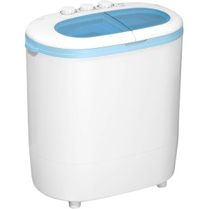 INGUNAR 4.5Kg Top Load Baby Washing Machine, Portable Twin Tub Washing Machine, Ideal for Home, Hostels & Kitchen (White and Blue)