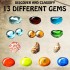 TDOO Gems Dig Science Experiments Kit, STEM Projects Educational Real Gemstones and Crystals Excavation Toys for Mineralogy and Geology Enthusiasts of Any Age (C)