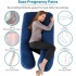 INGUNAR Pregnancy Pillows for Sleeping, U Shaped Full Body Maternity Pillow with Removable Cover, 55 Inch Maternity Pillow for Pregnant Women, Support for Back, Legs, Belly