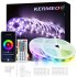 10M Led Strip Lights, WiFi LED light Strip RGB LED Smart Music Sync Color Changing LED Lights Strips with with App Control Remote for Bedroom, Kitchen, Home, TV, Parties and Festivals