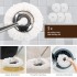 Spin Mop and Bucket Set with 5PCS Microfiber Replacement Head Refills, 360° Spinning Floor Cleaning System for Home and Commercial Use All Floor Types.